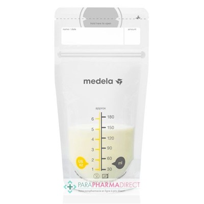 Medela Sachets de Conservation pour Lait Maternel 180ml - 50 Sachets