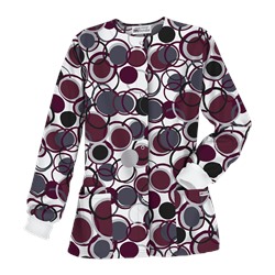 UA Circle Games White Scrub Jacket