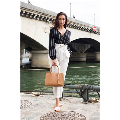 Bolso de piel Pure Camel