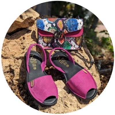 Ab. Zapatos 3106-8 magenta+AB.Z · Pelle · 21-36 (510) АКЦИЯ