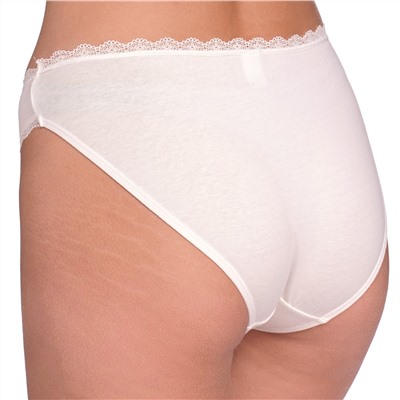 3 Damen Slips mit Spitzendetails