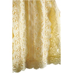 Top de encaje Amarillo