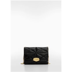 Bolso acolchado solapa