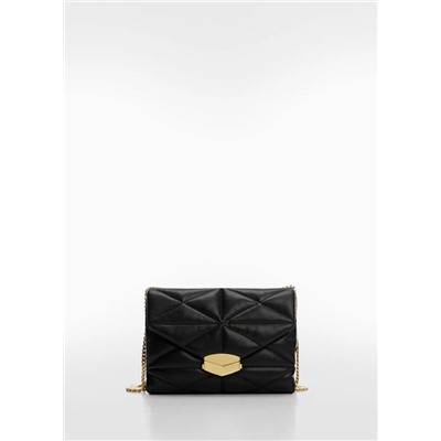 Bolso acolchado solapa