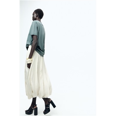 MINIMALIST MERCERISED THREAD T-SHIRT