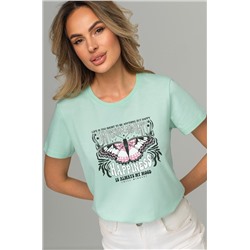 Женская хлопковая футболка Happyfox
