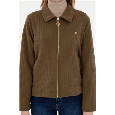 Kadın Haki Sweatshirt