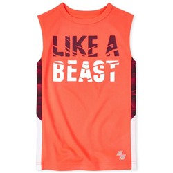Boys Mix And Match Baseball Side Stripe Performance Tank Top