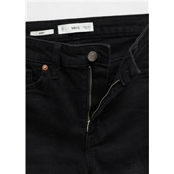 Jeans skinny tiro alto