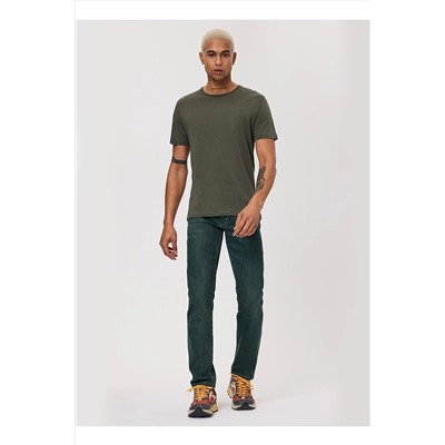 Lee Cooper Bisiklet Yaka Haki Erkek T-shirt 232 Lcm 242061 Gael Haki 5003008944