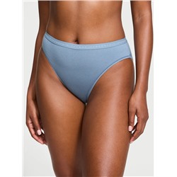 Stretch Cotton Rib Brief Panty