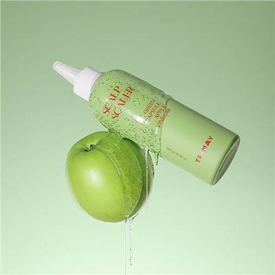 Green Capsule Apple Vinegar Scalp Scaler Пилинг для кожи головы с яблочным уксусом и растительными экстрактами