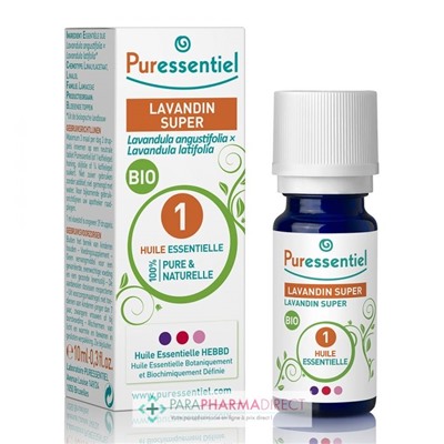 Puressentiel Huile Essentielle Lavandin Super BIO 10 ml