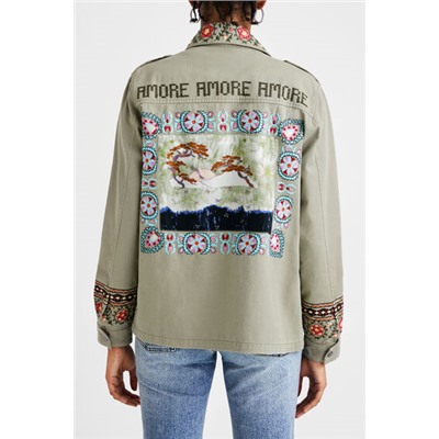 Parka con cenefas Amore