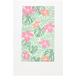 Toalla estampado hojas