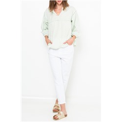 Blusa Verde agua