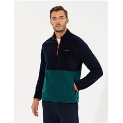 Lacivert Regular Fit Polar Sweatshirt