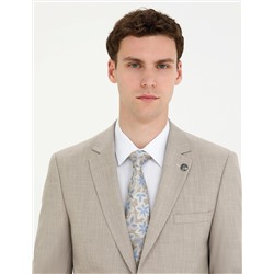 Bej Ex. Slim Fit Takım Elbise