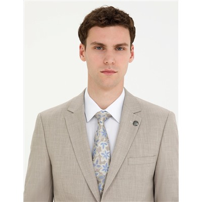 Bej Ex. Slim Fit Takım Elbise