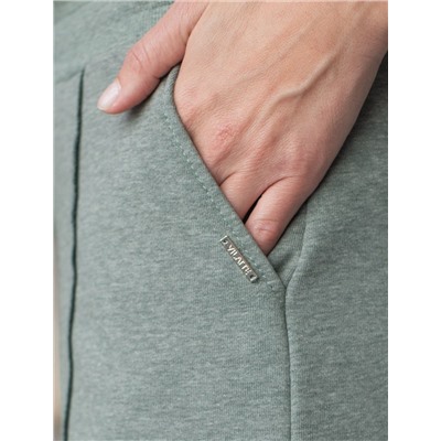 Брюки прямые из премиального футера двухнитки с эластаном