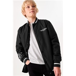 Schwarz - Jacke im Bomber-Stil (3-16yrs)