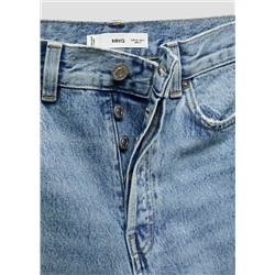Jeans rectos costuras adelantadas