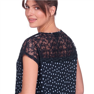 Damen T-Shirt mit Spitze