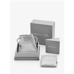 MICHAEL KORS Precious Metal-Plated Sterling Silver Mercer Link Slider Bracelet