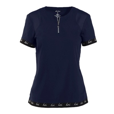 koi Lite™ Scrubs Limited Edition Goddess Zip Neck Top