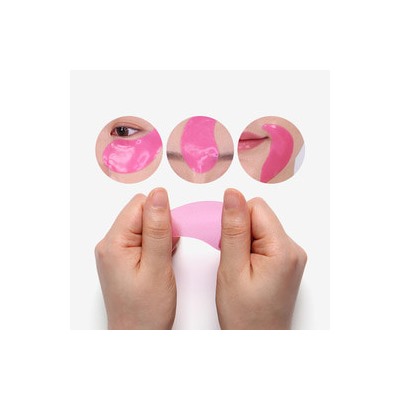 Hyaluron Rose Peptide9 Ampoule Eye Patch, Увлажняющие и питательные патчи с экстрактом розы
