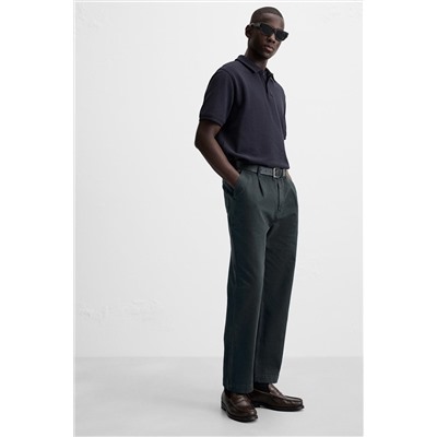 PANTALÓN REGULAR FIT PLIEGUES