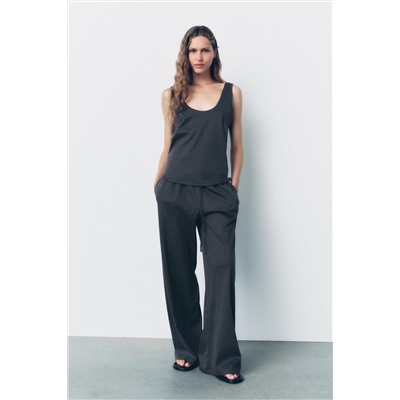 STRAPPY MERCERISED THREAD TOP