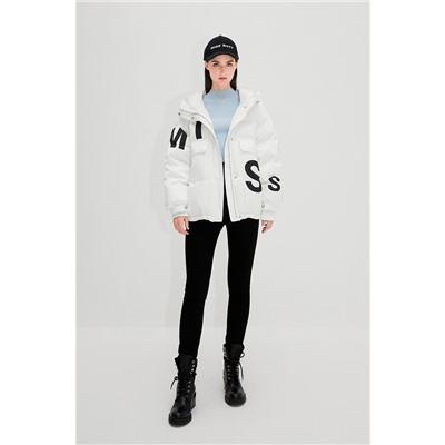 Anorak con capucha Blanco