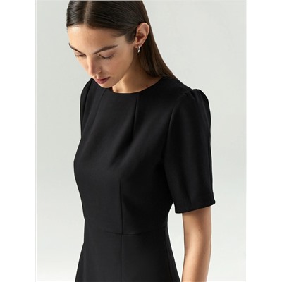 Платье миди из костюмной ткани, PL1498/moira