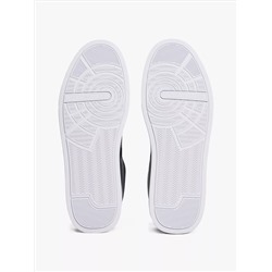 Coated Leather Court Sneaker
