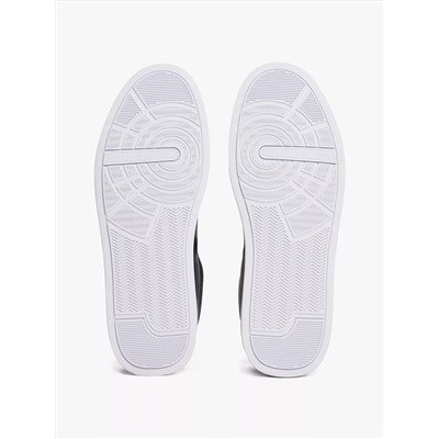 Coated Leather Court Sneaker