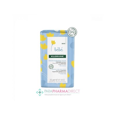 Klorane Bébé Bain Savon Surgras Doux 250g