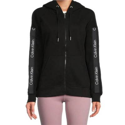 Calvin Klein Logo Tape Zip Hoodie