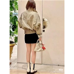 Стильная женская куртка в стиле Botteg*a venett*e