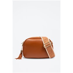 Bandolera de piel Aliminusa Camel - Libellula
