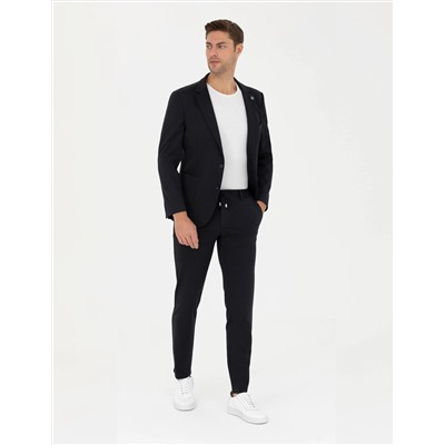 Lacivert Ekstra Slim Fit Kumaş Pantolon
