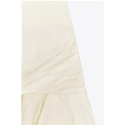 VOLUMINOUS COMBINED SHORT DRESS
