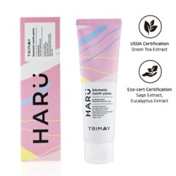 (Pink) Haru Biometic Tooth Paste Универсальная зубная паста с гидроксиапатитом и ферментированным