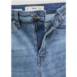 Jeans skinny tiro alto