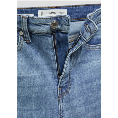 Jeans skinny tiro alto