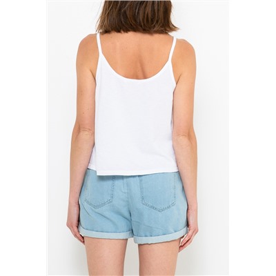 Camiseta de tirantes Blanco roto