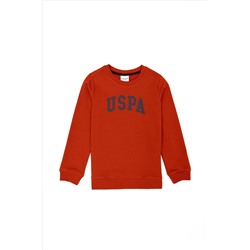 Erkek Çocuk Kiremit Basic Sweatshirt