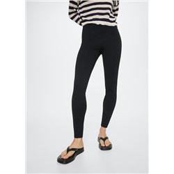 Leggings costuras decorativas