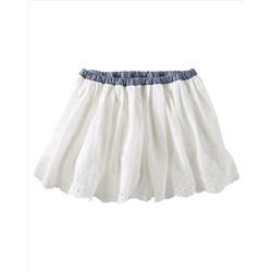 Eyelet Skirt
