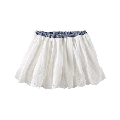 Eyelet Skirt